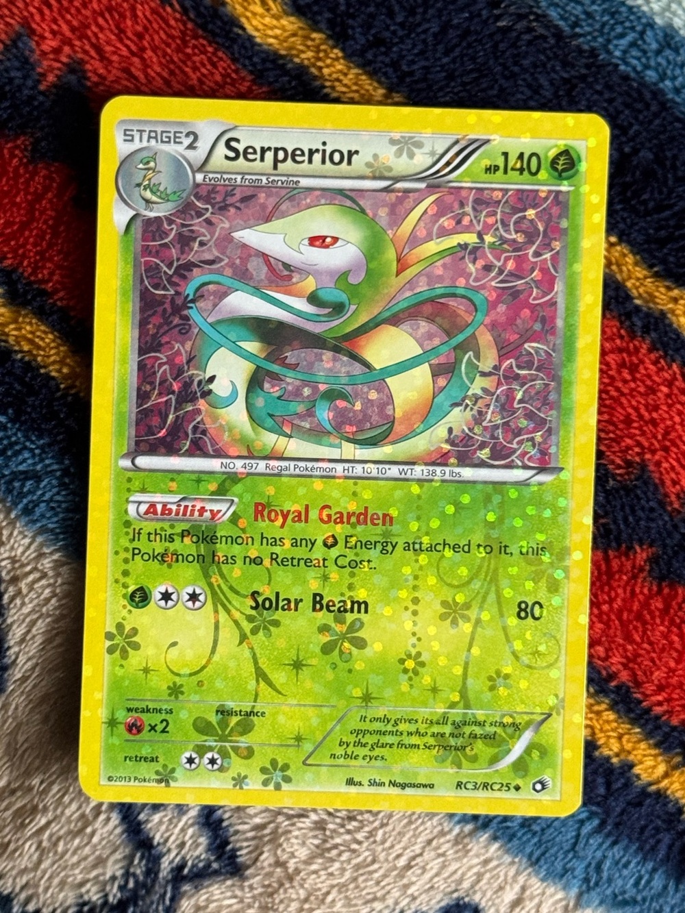 Pokemon Serperior RC3/RC25 Radiant collection holo